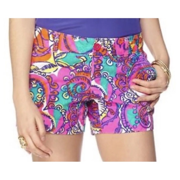 Lilly Pulitzer Pants - Lilly Pulitzer Sea and Be Seen Callahan Shorts Multicolored Size 00